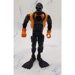 Military Orange and Black Scuba Diver Chap Mei 3.75” Action Figure
